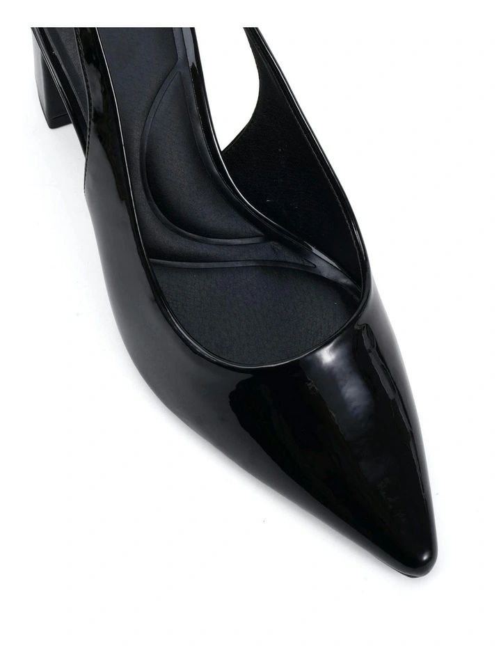 Irie Block Heels in Black Patent image 4