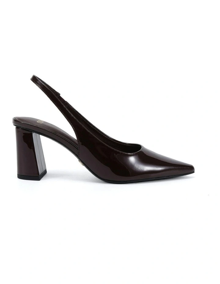Irie Block Heels in Espresso Patent image 1