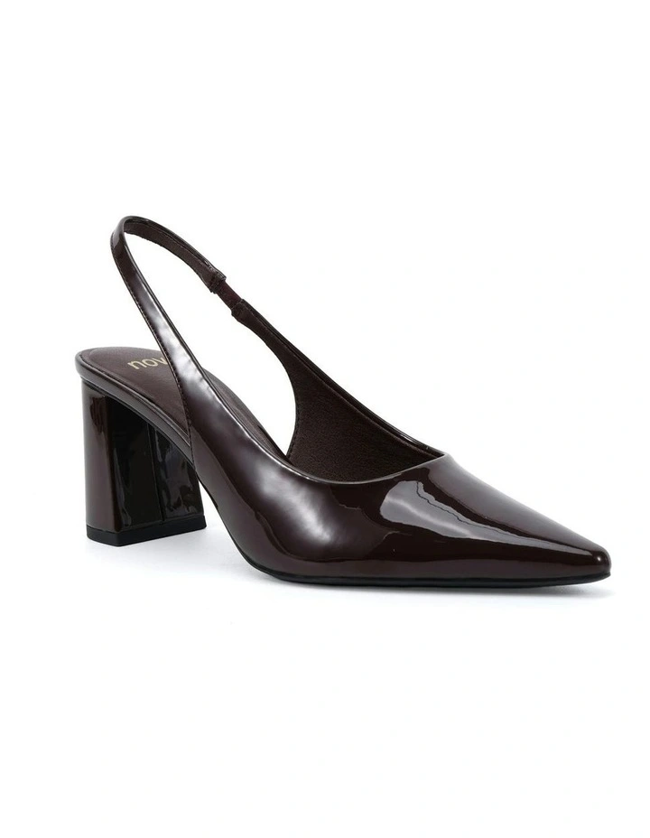 Irie Block Heels in Espresso Patent image 2