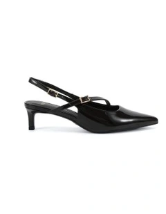 Isela Heels In Black Patent