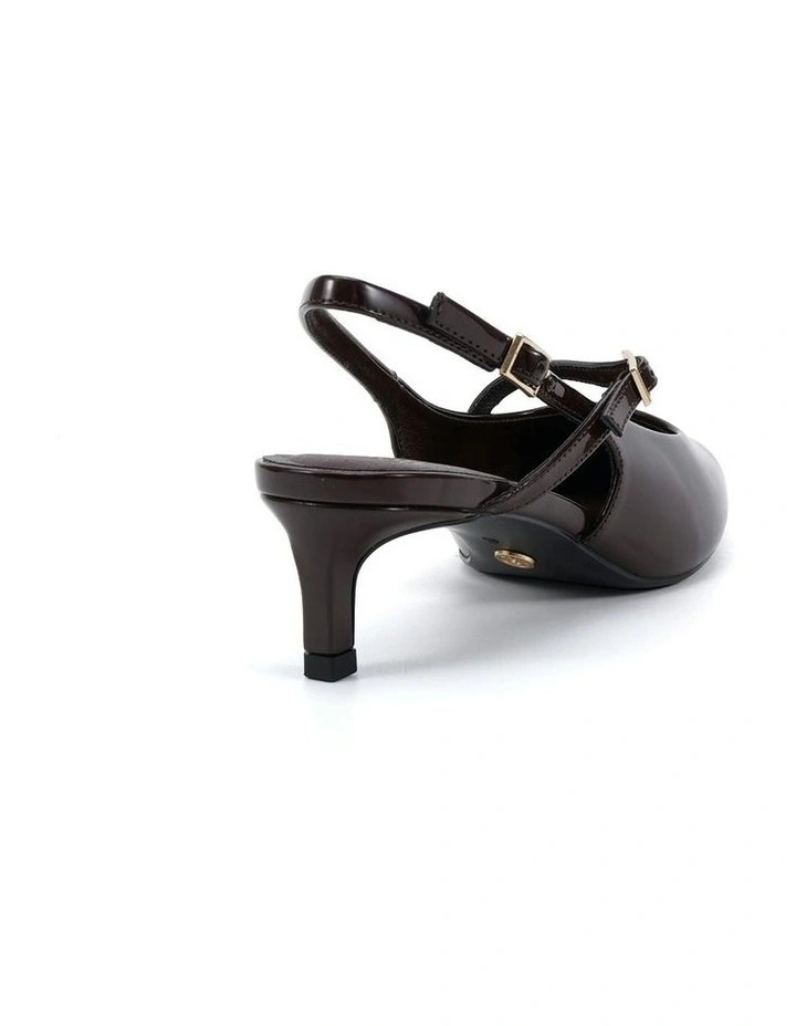 Isela Heels in Espresso Patent image 3