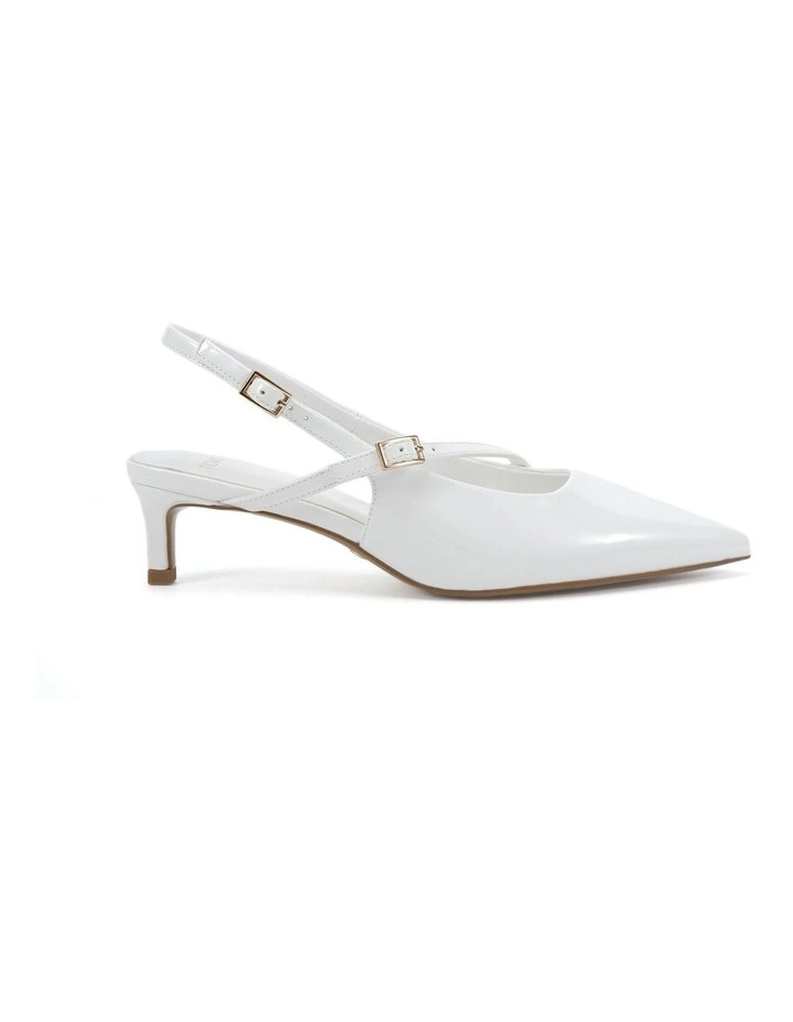 Isela Heels in White Patent image 1