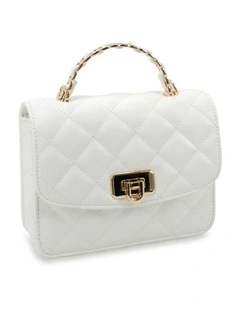 Antoine Crossbody Shoulder Bag in White