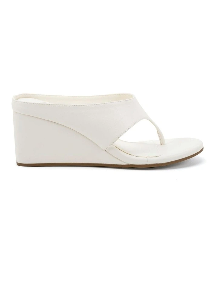Bibi Wedge Sandals in White image 1