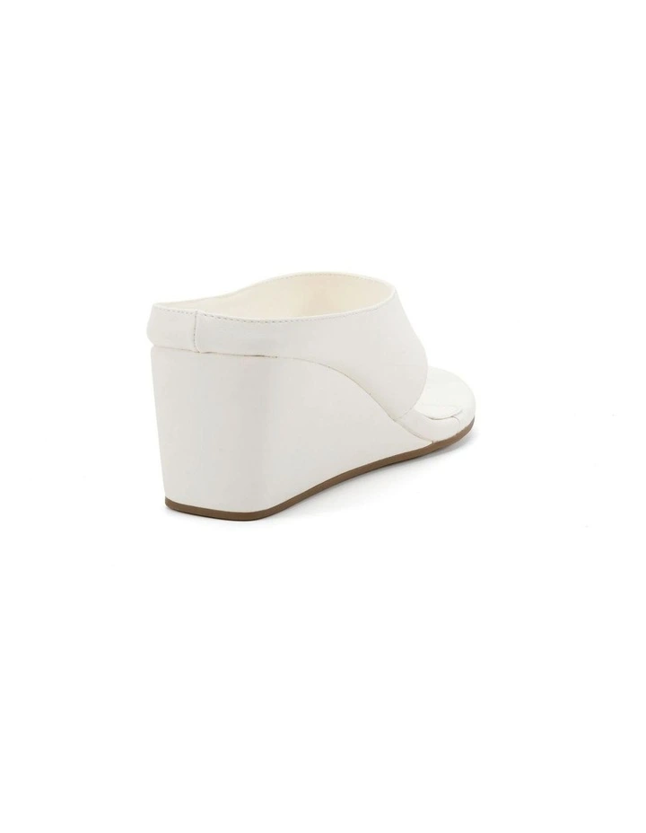 Bibi Wedge Sandals in White image 3