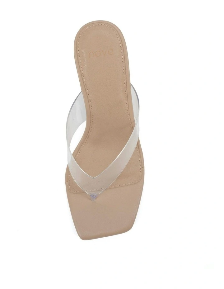 Bari Wedge Sandals in Beige image 5