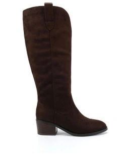 Harlan Boots in Espresso Suede