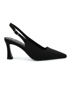 Iylah Court Heels in Black Suede