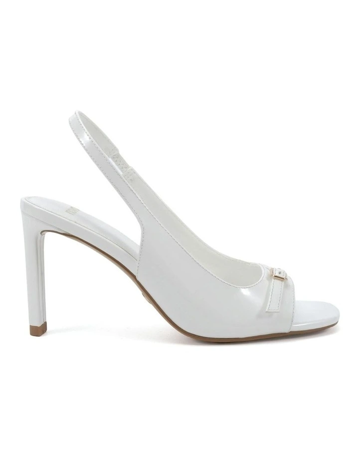 Marlow Strappy Heels in White Patent image 1