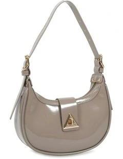 Aerys Shoulder Bag in Dove Patent