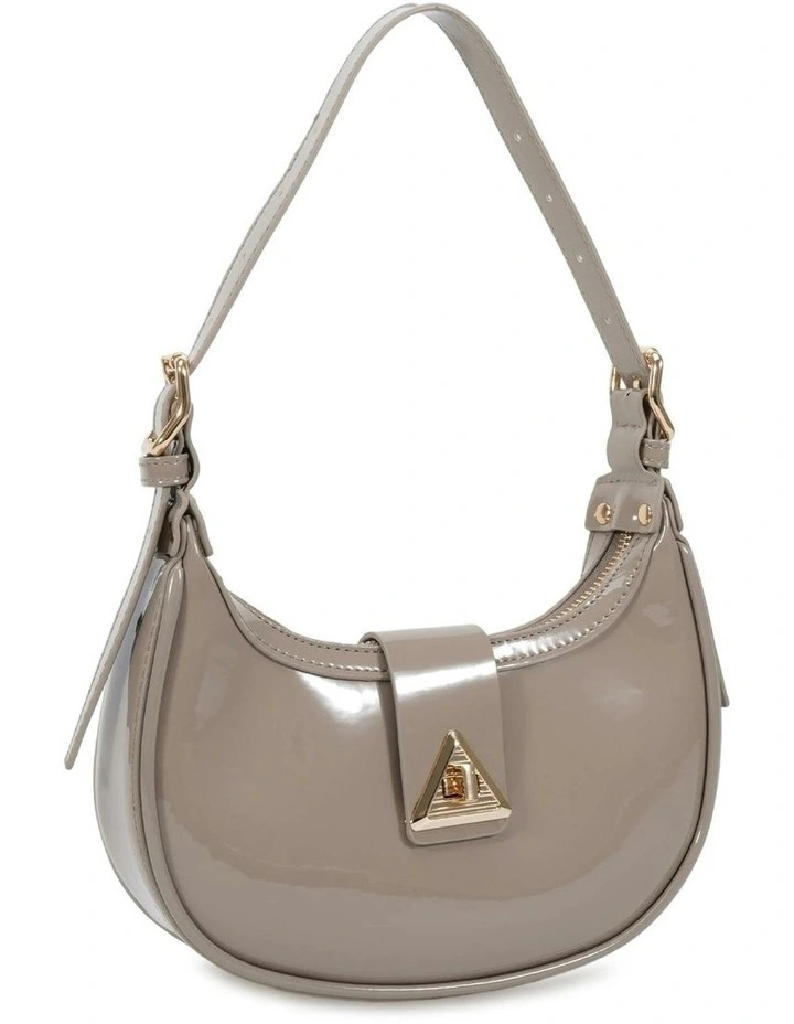 Aerys Shoulder Bag in Dove Patent image 1