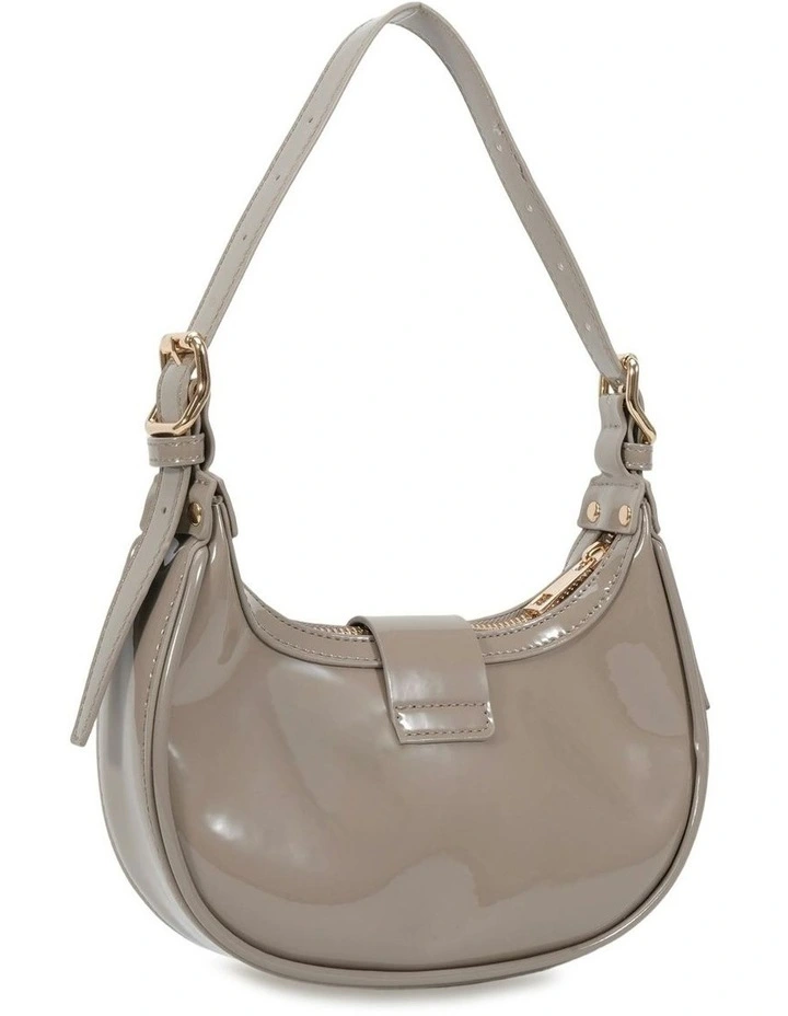 Aerys Shoulder Bag in Dove Patent image 2