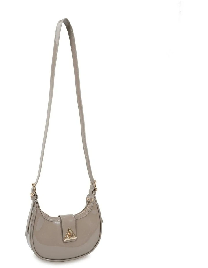 Aerys Shoulder Bag in Dove Patent image 3
