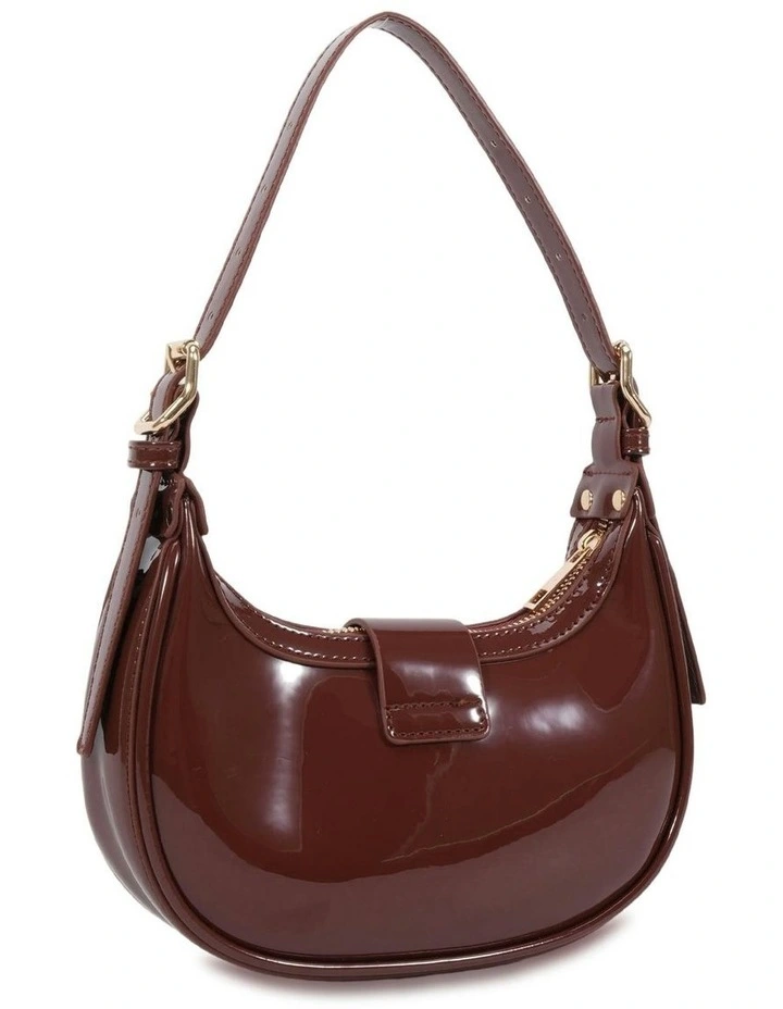 Aerys Shoulder Bag in Plum Patent image 2