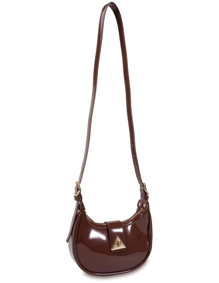 Aerys Shoulder Bag in Plum Patent image 3