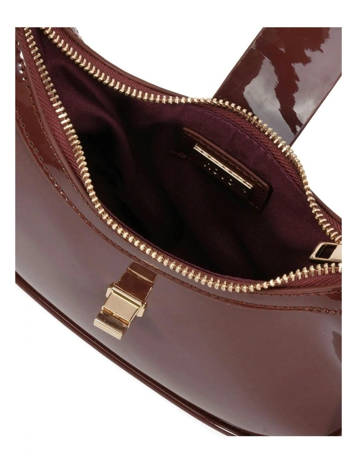 Aerys Shoulder Bag in Plum Patent image 4