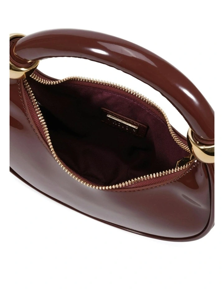 Allegro Top Handle Bag in Plum Patent image 3