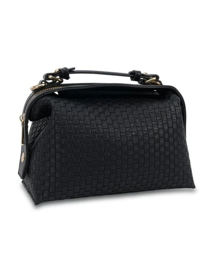 Annette Top Handle Bag in Black image 1