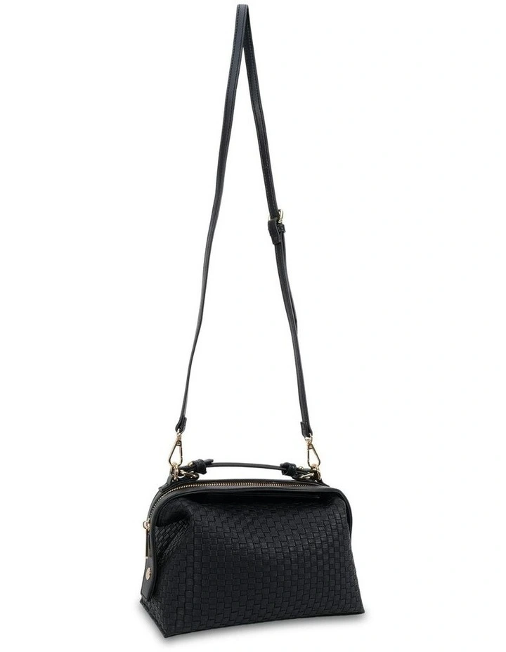 Annette Top Handle Bag in Black image 2