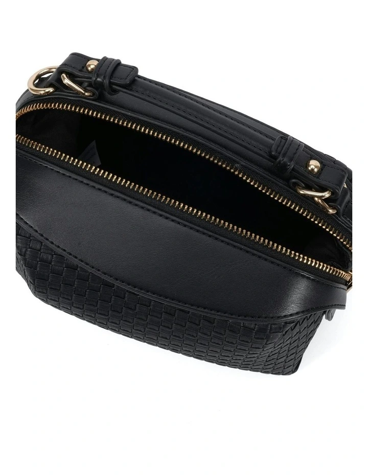 Annette Top Handle Bag in Black image 3