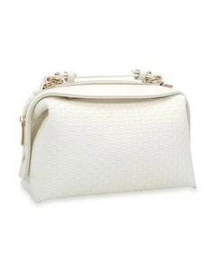 Annette Top Handle Bag in White