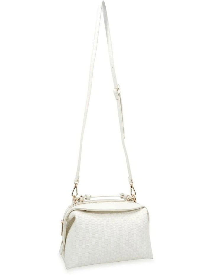 Annette Top Handle Bag in White image 2