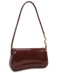 Ayra Bag in Plum Patent