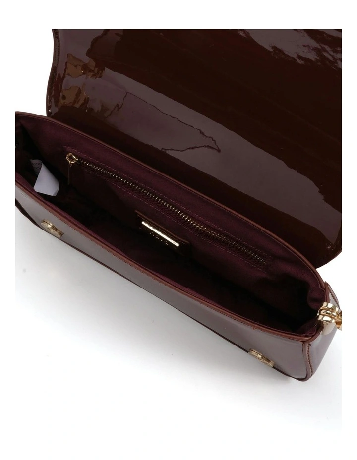 Ayra Bag in Plum Patent image 3