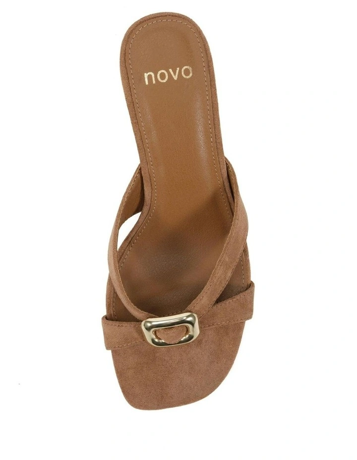 Finnegan Heels in Caramel Suede image 5