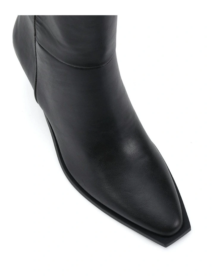 Huxley Cowboy Boots in Black image 4