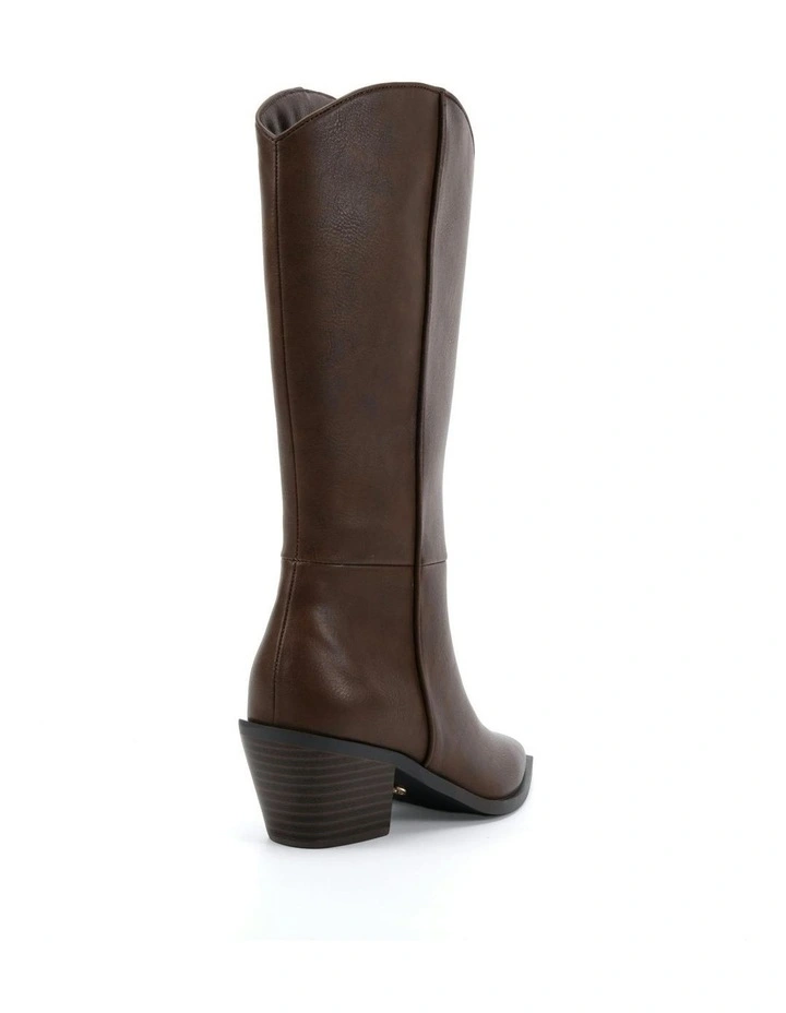Huxley Cowboy Boots in Brown image 3