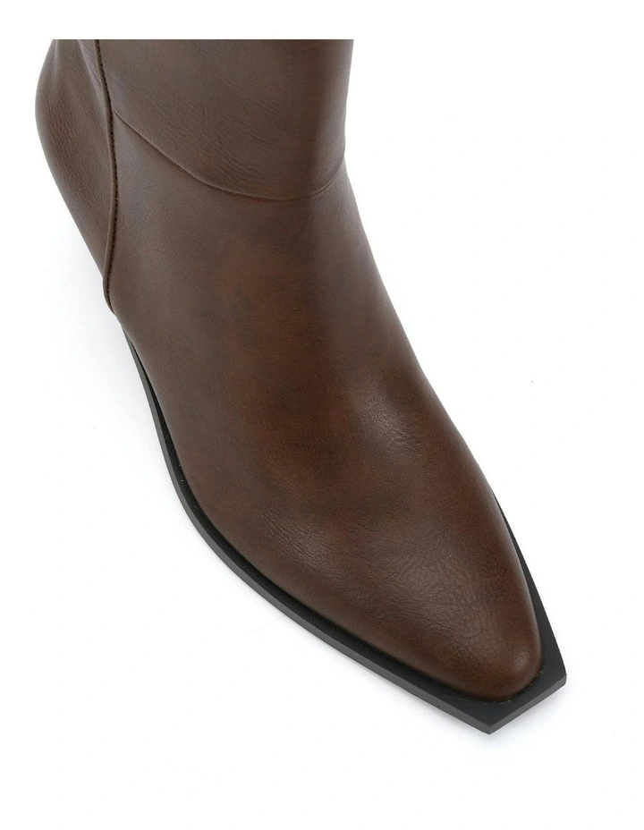 Huxley Cowboy Boots in Brown image 4