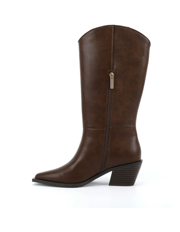 Huxley Cowboy Boots in Brown image 6