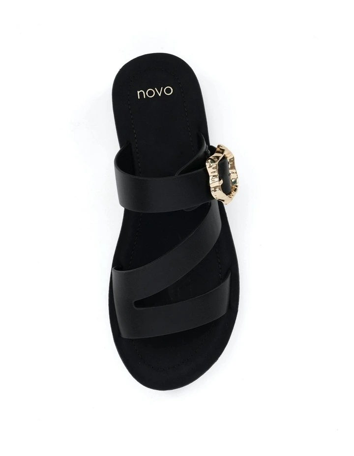 Sevyn Thongs in Black image 5