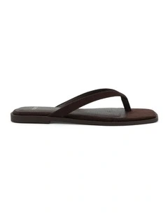 Shake Sandals in Espresso Suede