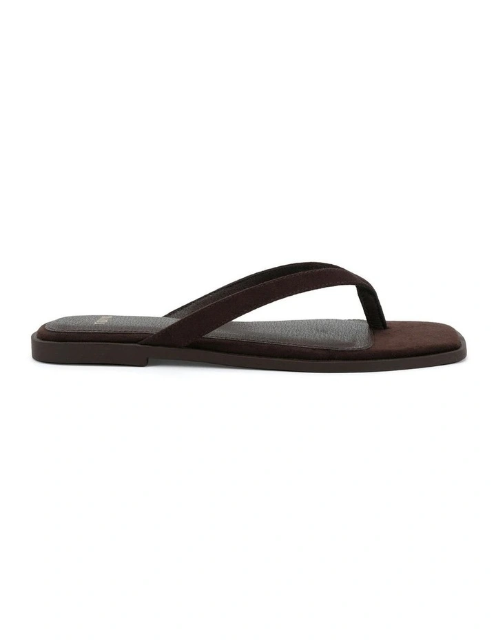 Shake Sandals in Espresso Suede image 1