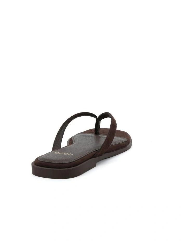 Shake Sandals in Espresso Suede image 3