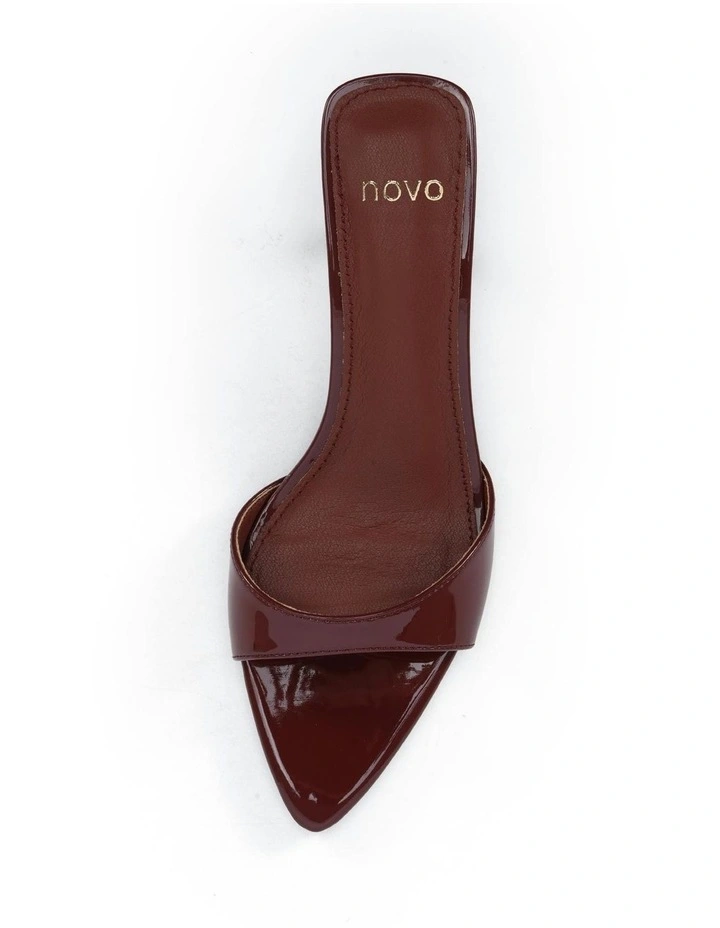 Voice Heels in Plum Patent image 5