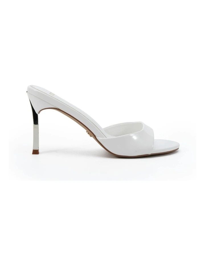 Zabelle Heels in White Patent image 1