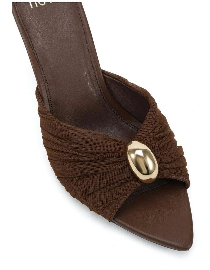 Zofia Heels in Milk Chocolate image 4