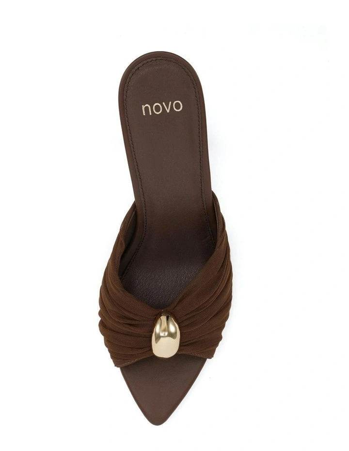 Zofia Heels in Milk Chocolate image 5