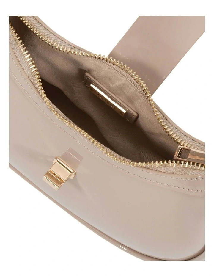Aerys Shoulder Bag in Neutral Patent image 3