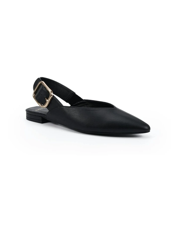 Caritas Flats in Black Smooth image 2