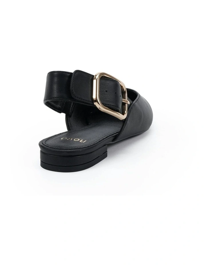 Caritas Flats in Black Smooth image 3