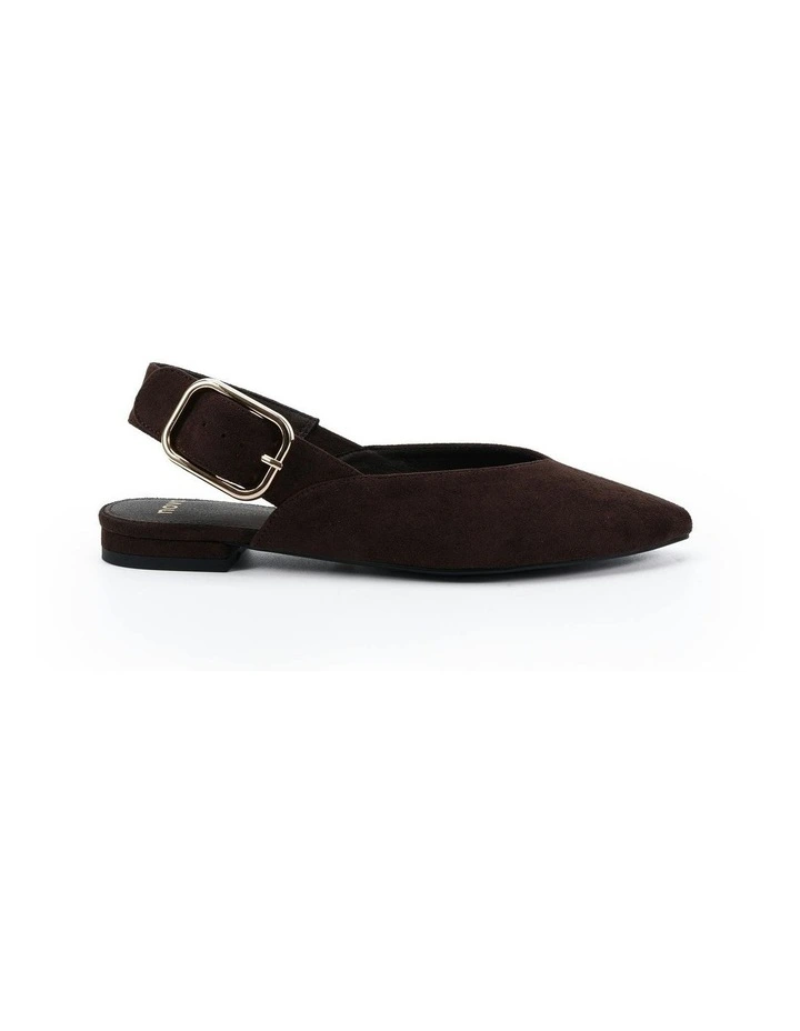 Caritas Flats in Espresso Suede image 1