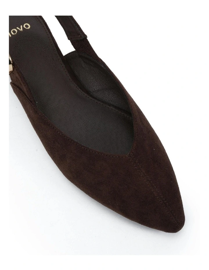 Caritas Flats in Espresso Suede image 4