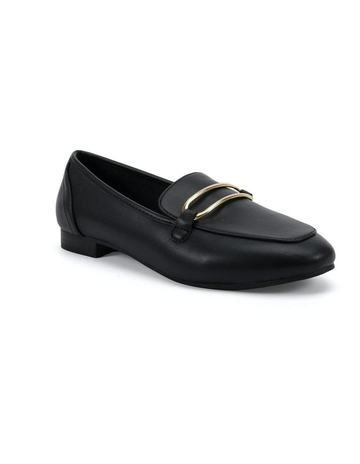 Corrie Loafers in Black Smooth image 2