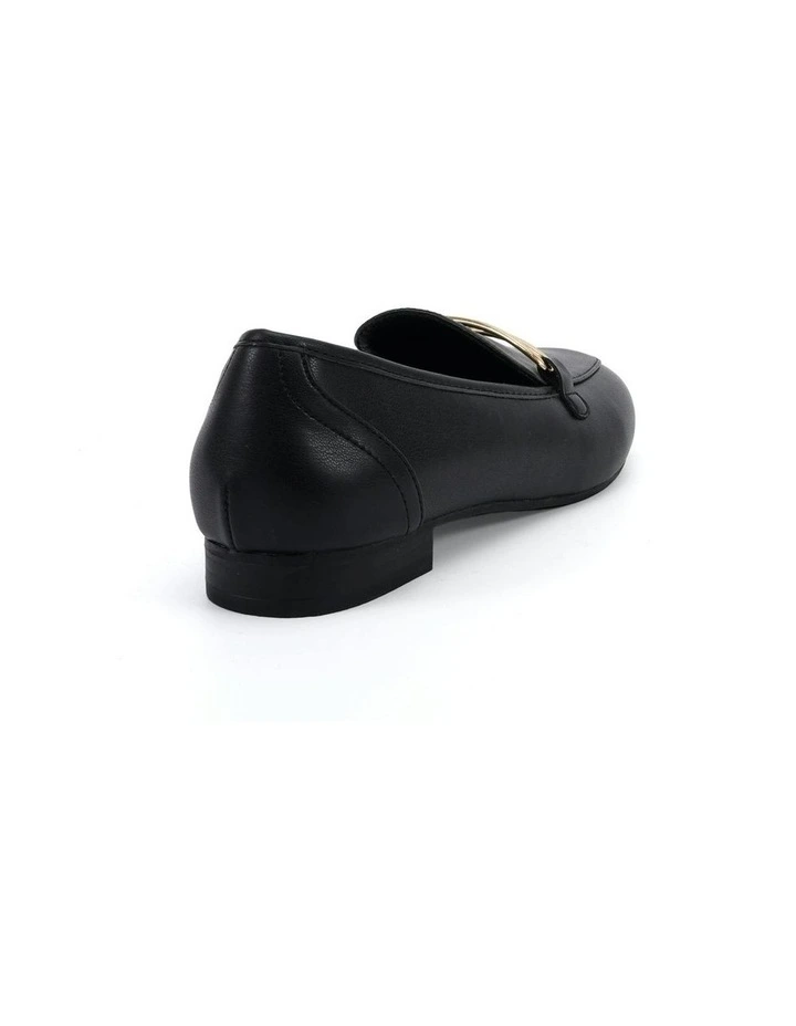 Corrie Loafers in Black Smooth image 3