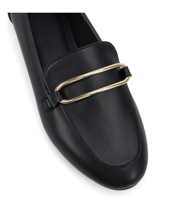 Corrie Loafers in Black Smooth image 4