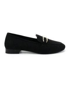 Corrie Loafers in Black Suede